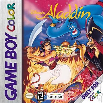 Disney's Aladdin - Game Boy Color Cover & Box Art