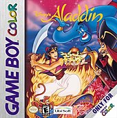 Disney's Aladdin - Game Boy Color Cover & Box Art