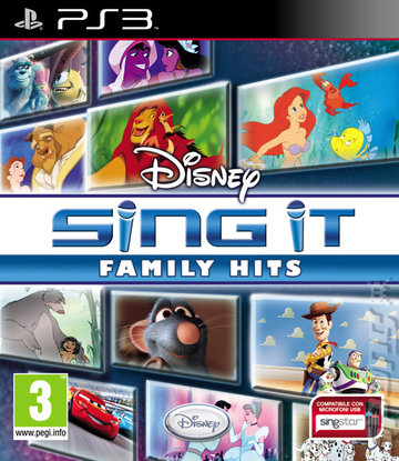 Disney Sing It: Family Hits - PS3 Cover & Box Art