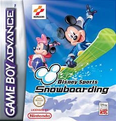 Disney Sports Snowboarding - GBA Cover & Box Art
