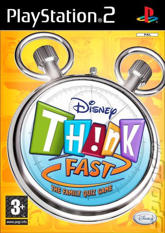 Disney Th!nk Fast - PS2 Cover & Box Art