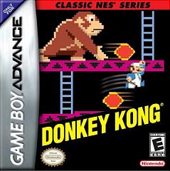 Donkey Kong - GBA Cover & Box Art