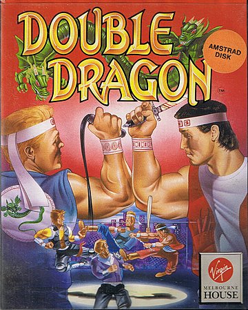 Double Dragon - Amstrad CPC Cover & Box Art