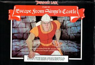 Dragon's Lair 2: Escape From Singe's Castle - C64 Cover & Box Art