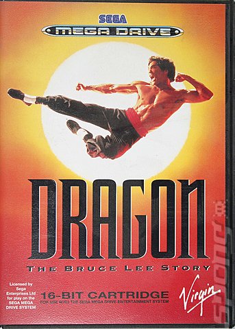 Dragon: The Bruce Lee Story - Sega Megadrive Cover & Box Art