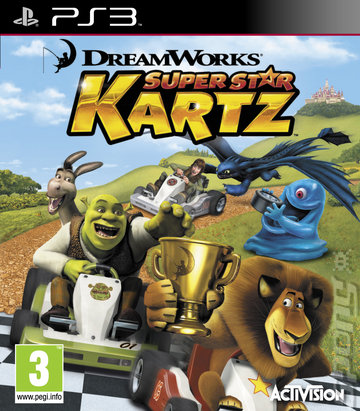DreamWorks Super Star Kartz - PS3 Cover & Box Art