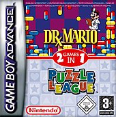 Dr. Mario & Puzzle League - GBA Cover & Box Art