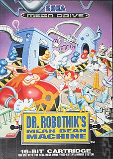 Dr Robotnik's Mean Bean Machine (Sega Megadrive)