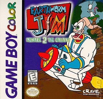 Earthworm Jim 2 - Game Boy Color Cover & Box Art