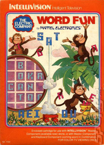 Electric Company Word Fun - Intellivision Cover & Box Art