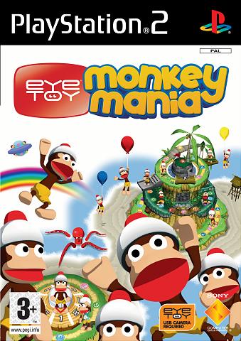 EyeToy: Monkey Mania - PS2 Cover & Box Art
