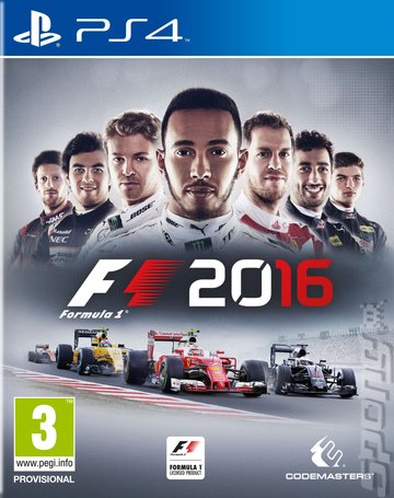 F1 2016 - PS4 Cover & Box Art