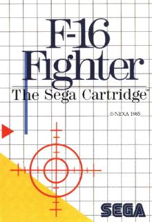 F-16 Fighting Falcon - Sega Master System Cover & Box Art