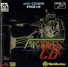 F1 Circus CD - Sega MegaCD Cover & Box Art