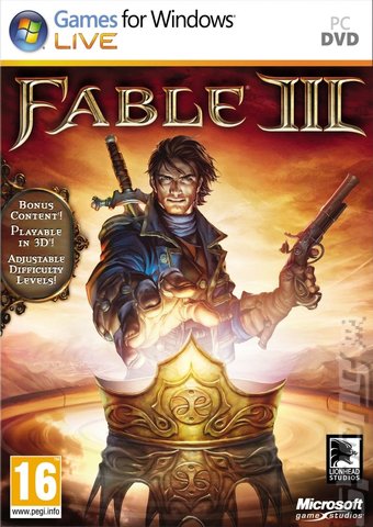 Fable III - PC Cover & Box Art
