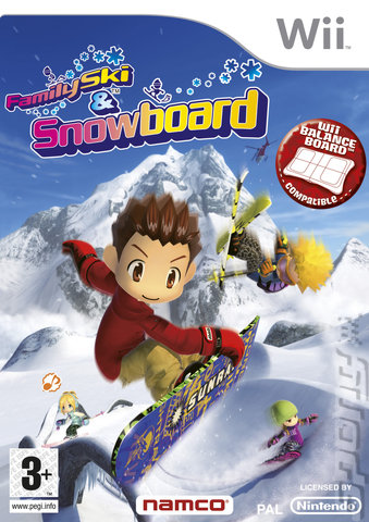 Family Ski & Snowboard - Wii Cover & Box Art