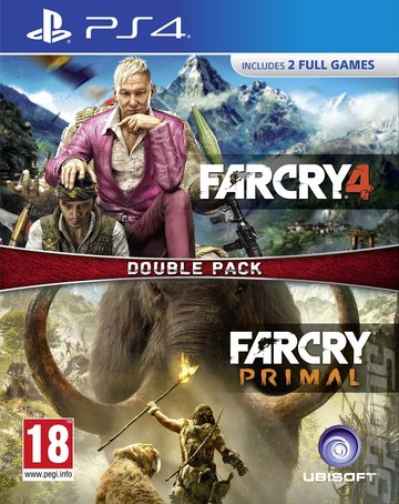 Far Cry Primal and Far Cry 4 - PS4 Cover & Box Art