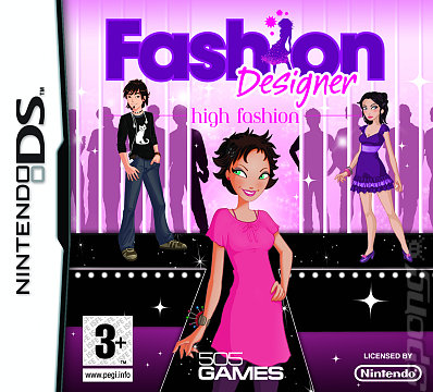 Fashion Designer: High Fashion - DS/DSi Cover & Box Art