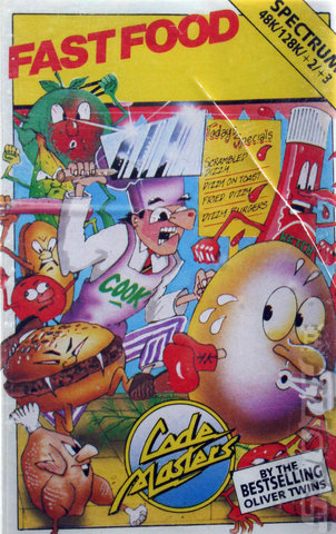 Fast Food  - Spectrum 48K Cover & Box Art