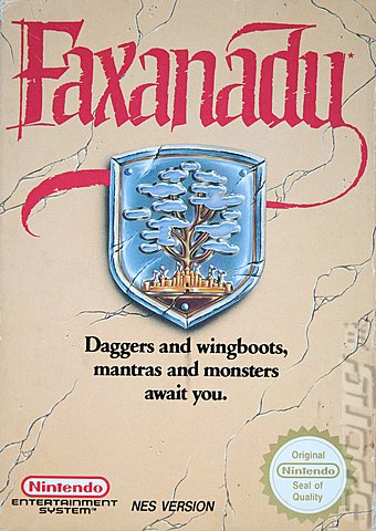 Faxanadu - NES Cover & Box Art