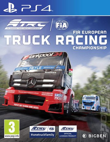 FIA European Truck Racing Championship - PS4 Cover & Box Art