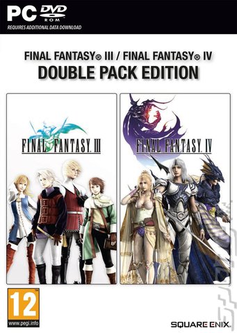 Final Fantasy III/Final Fantasy IV Double Pack Edition - PC Cover & Box Art