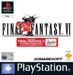 Final Fantasy VI - PlayStation Cover & Box Art