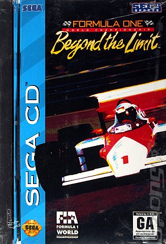 Formula One World Championship: Beyond The Limit - Sega MegaCD Cover & Box Art