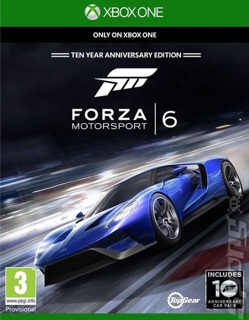 Forza Motorsport 6 - Xbox One Cover & Box Art
