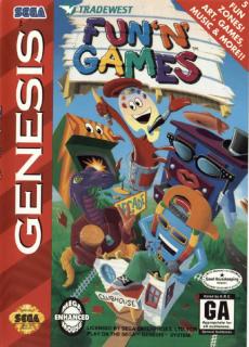 Fun 'n' Games - Sega Megadrive Cover & Box Art