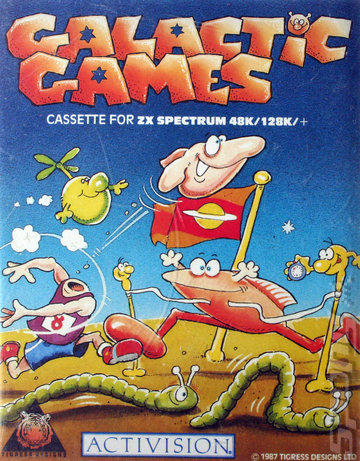 Galactic Games - Spectrum 48K Cover & Box Art