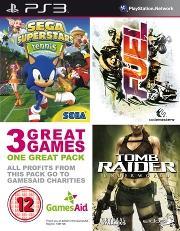 GamesAid Triple Pack - PS3 Cover & Box Art