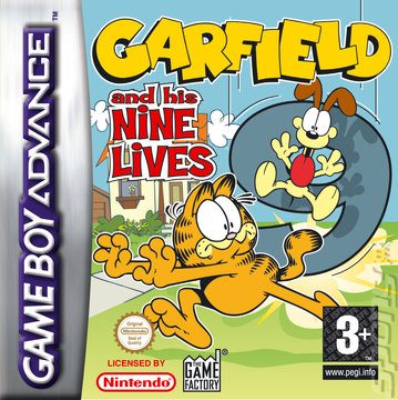Garfield and His Nine Lives - GBA Cover & Box Art