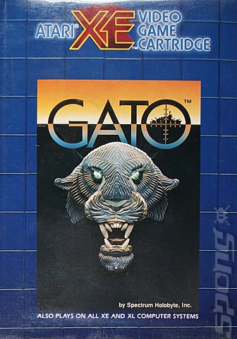 Gato - Atari 400/800/XL/XE Cover & Box Art