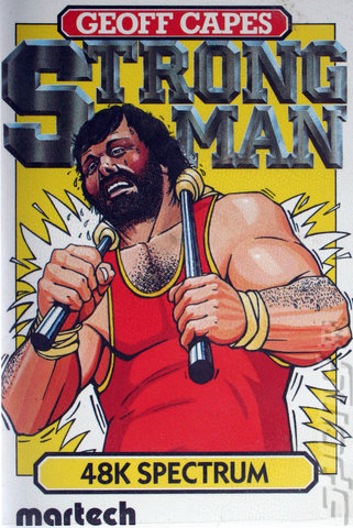 Geoff Capes Strong Man - Spectrum 48K Cover & Box Art