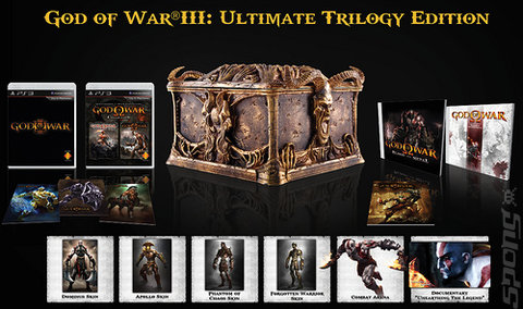 God of War III: Ultimate Trilogy Edition - PS3 Cover & Box Art