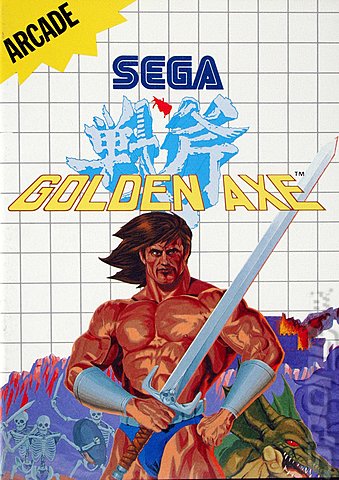 Golden Axe - Sega Master System Cover & Box Art