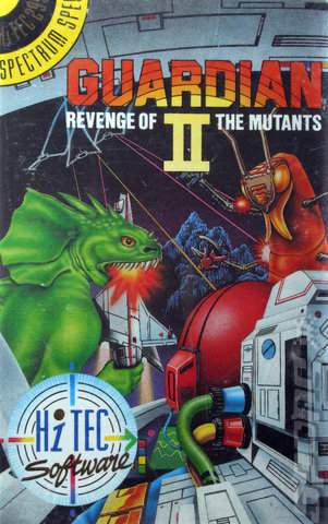 Guardian 2: Revenge of the Mutants - Spectrum 48K Cover & Box Art