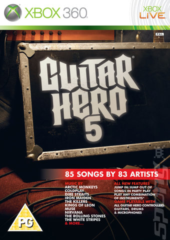 Guitar Hero 5 - Xbox 360 Cover & Box Art