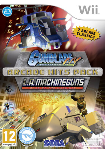 Arcade: Hits Pack: Gunblade New York/LA Machineguns - Wii Cover & Box Art