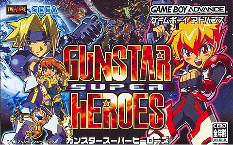 GunStar Future Heroes - GBA Cover & Box Art