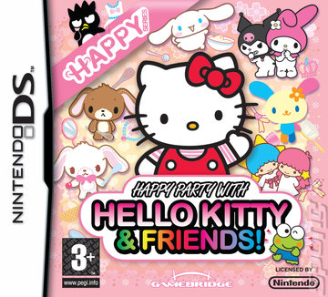 Happy Party With Hello Kitty and Friends! - DS/DSi Cover & Box Art