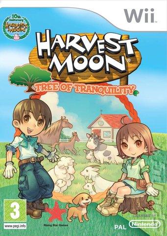 Harvest Moon: Tree of Tranquility - Wii Cover & Box Art