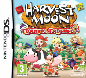 Harvest Moon: Frantic Farming - DS/DSi Cover & Box Art