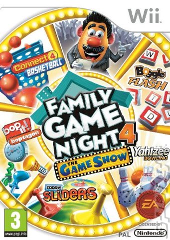 Hasbro Family Game Night 4: The Game Show - Wii Cover & Box Art