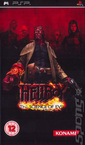 Hellboy: The Science of Evil - PSP Cover & Box Art