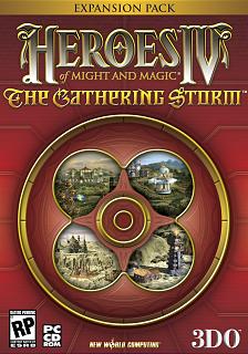 Heroes of Might and Magic IV: The Gathering Storm - PC Cover & Box Art