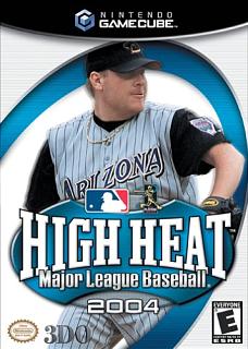 High Heat Major League Baseball 2004 - GameCube Cover & Box Art