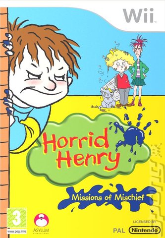 Horrid Henry: Missions of Mischief - Wii Cover & Box Art