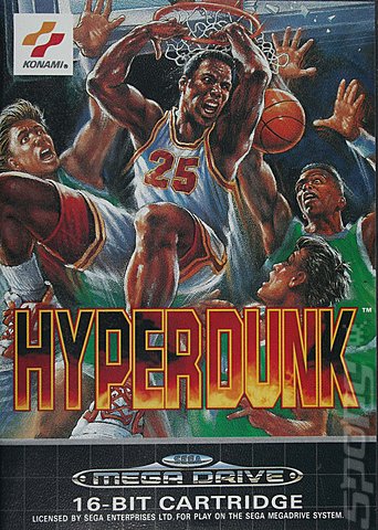Hyperdunk - Sega Megadrive Cover & Box Art